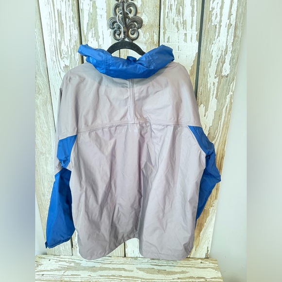 HELLY HANSEN Watertight Technology Jacket Blue/ Gray Size Large Packable - Picture 15 of 15